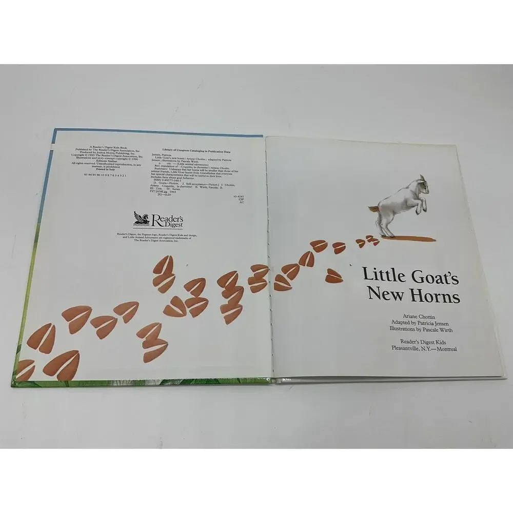 Little Goat's New Horns Ariane Chottin‎ Readers Digest Kids Children's Hardcover